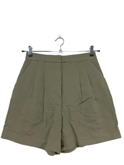 Kurze Hosen>H&M High-Waist-Shorts Größe 38 khaki