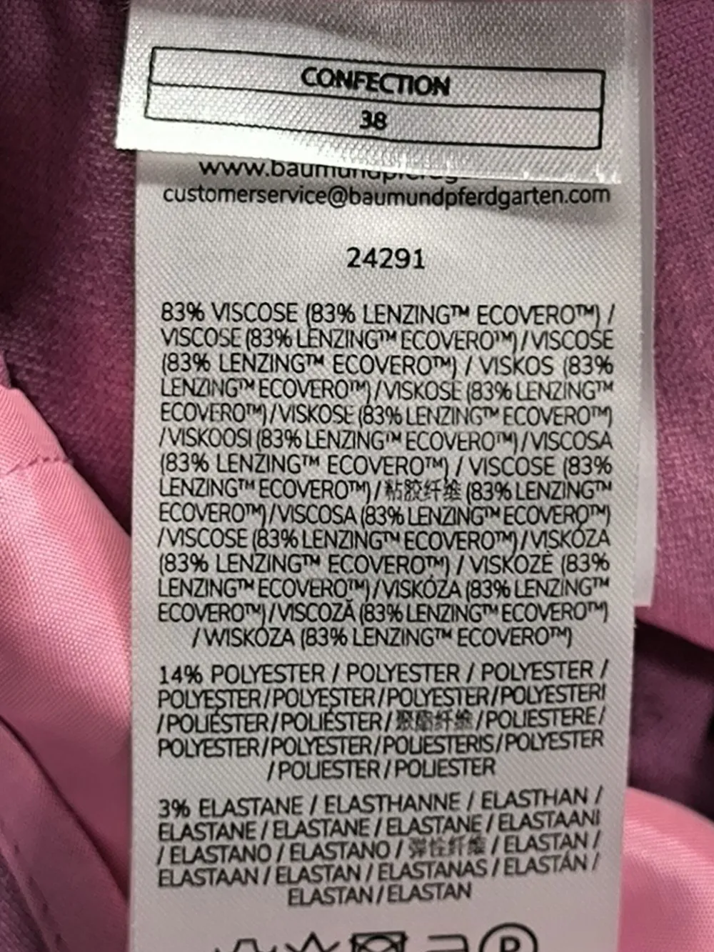 Kurze Hosen>Baum und Pferdgarten High-Waist-Shorts Größe 38 pink