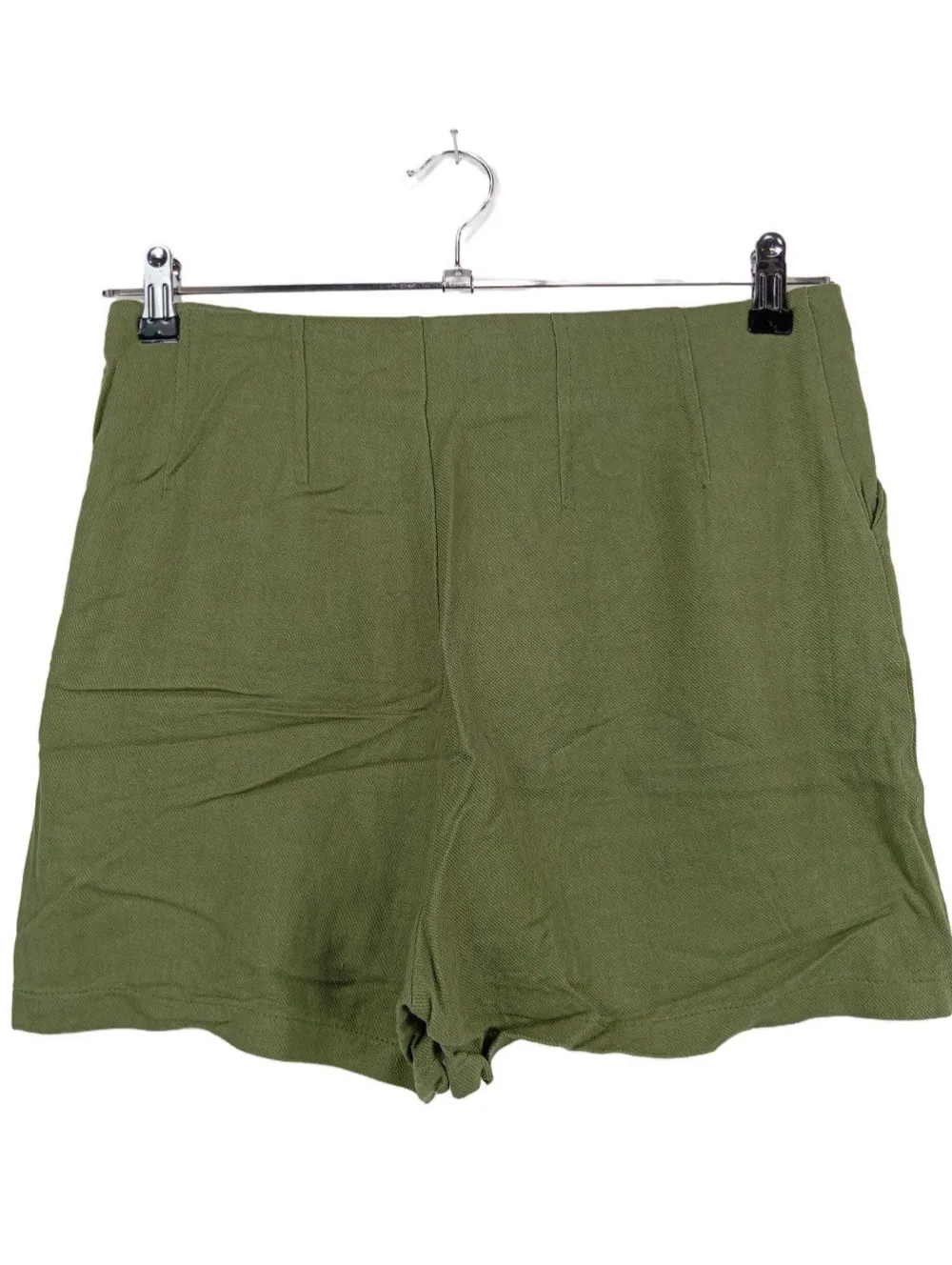 Kurze Hosen>Reserved High-Waist-Shorts Größe 40 khaki