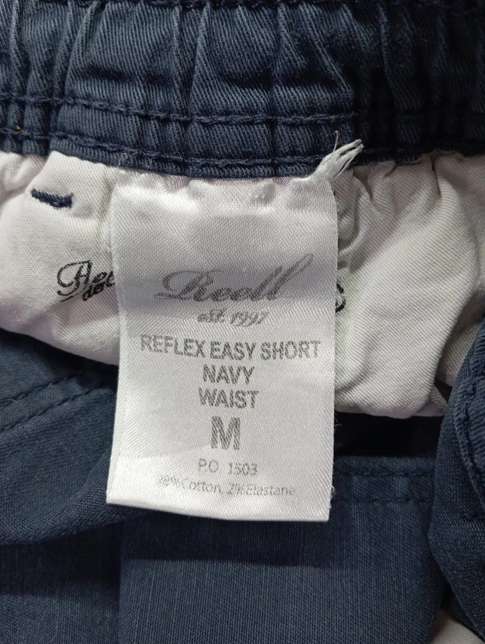 Kurze Hosen>Reell High-Waist-Shorts Größe 38 blau