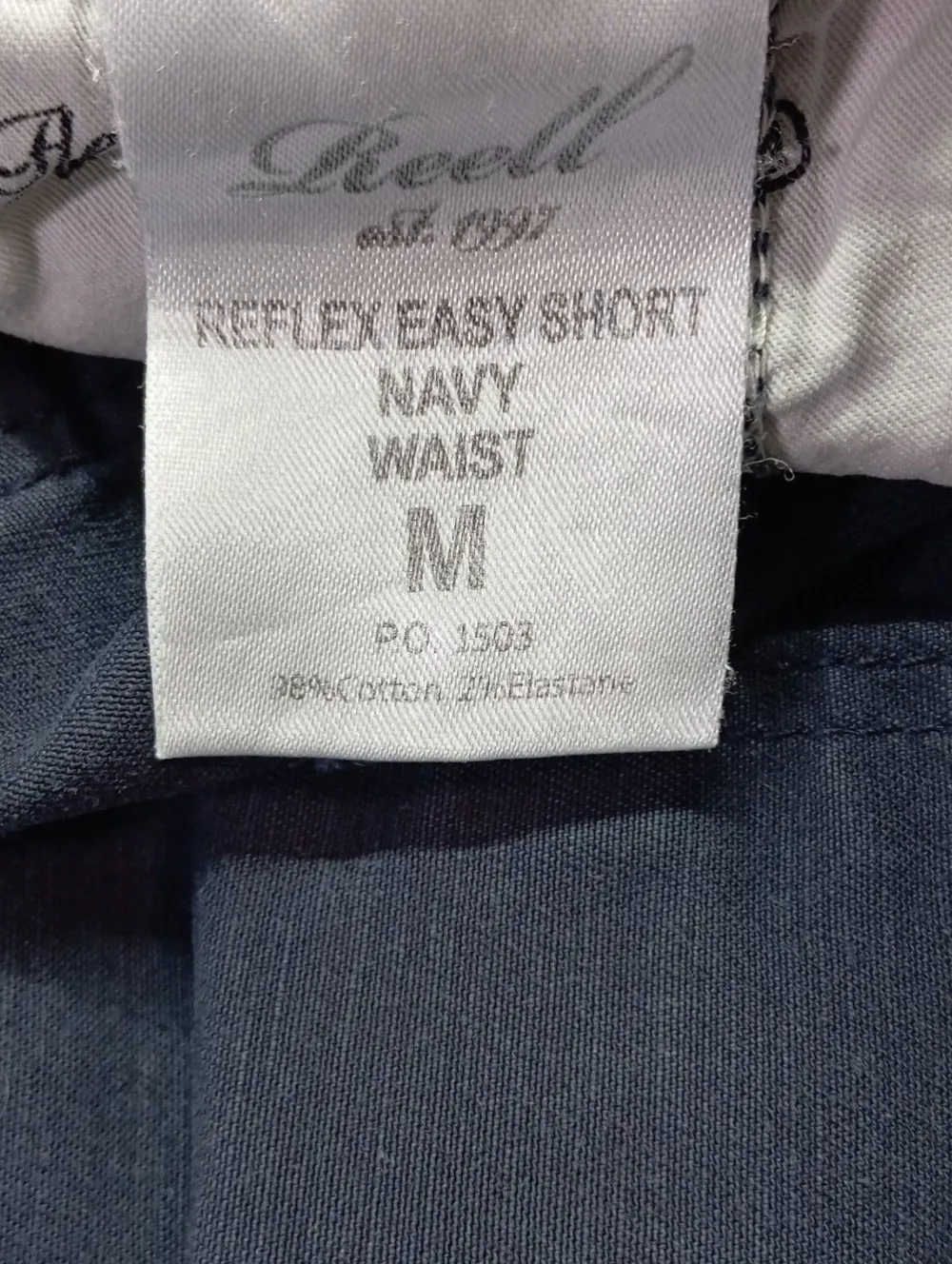 Kurze Hosen>Reell High-Waist-Shorts Größe 38 blau