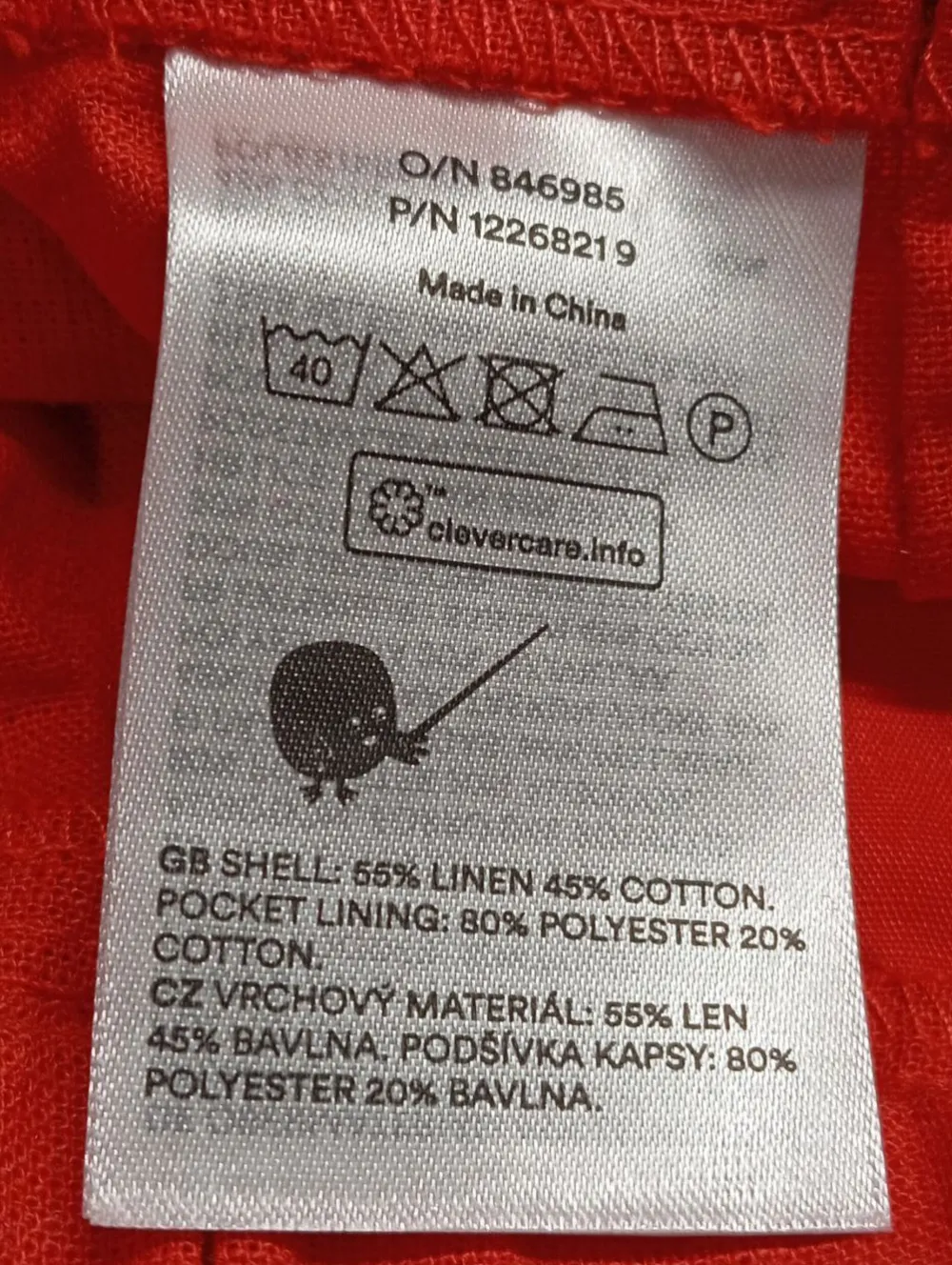 Kurze Hosen>Monki High-Waist-Shorts Größe 36 rot