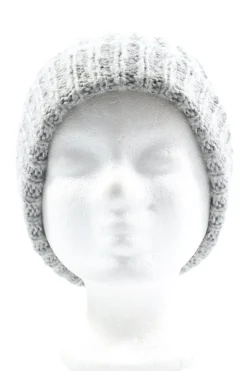 Mützen>accessories Häkelmütze Größe 54 hellgrau