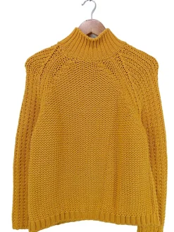 Pullover>Marc Ou2019Polo Häkelpullover Größe 38 hellorange