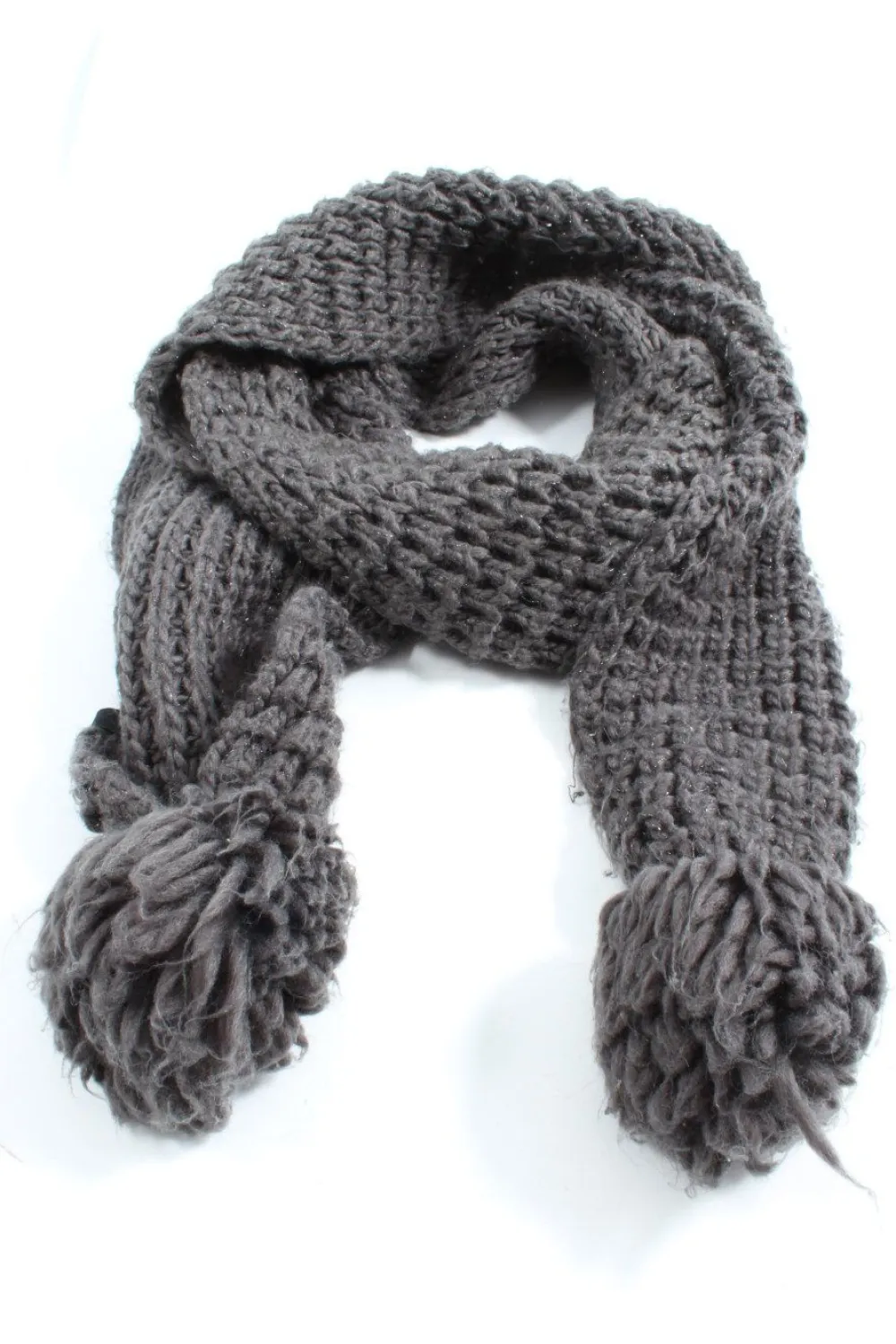 Schals>Blind Date Häkelschal hellgrau