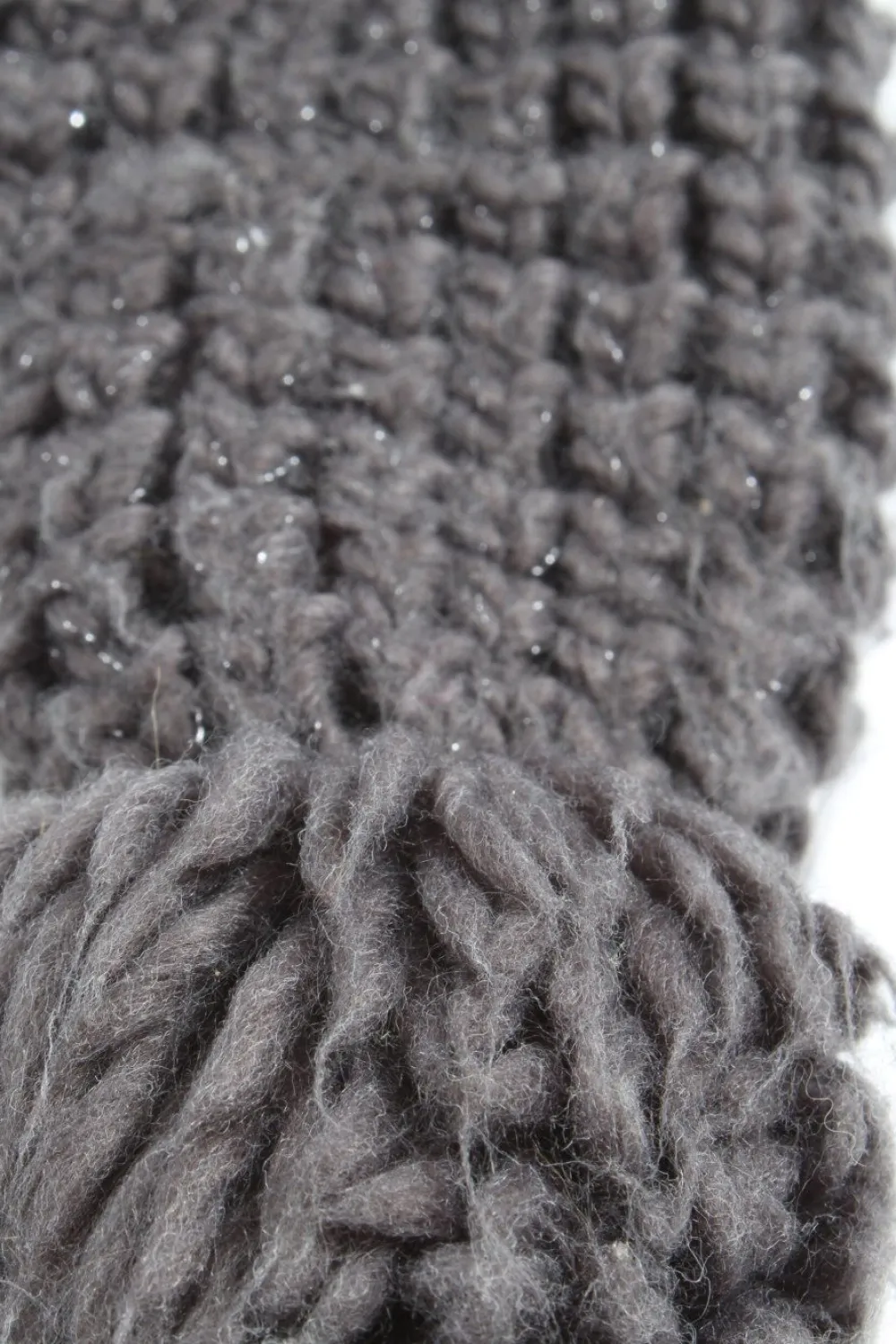 Schals>Blind Date Häkelschal hellgrau