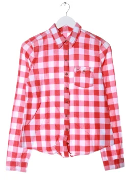 Hemden>Hollister Holzfällerhemd Größe 38 weißrot