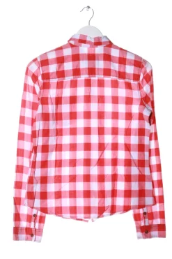 Hemden>Hollister Holzfällerhemd Größe 38 weißrot