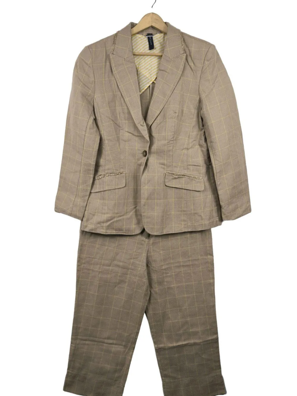 Anzüge>Marc Cain Hosenanzug Größe 40 wollweiß