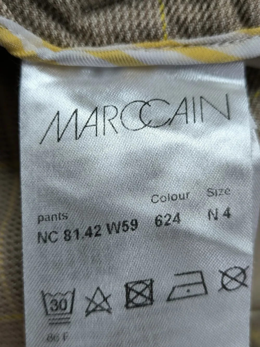 Anzüge>Marc Cain Hosenanzug Größe 40 wollweiß