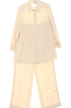 Anzüge>donna enrica Hosenanzug Größe 46 creme