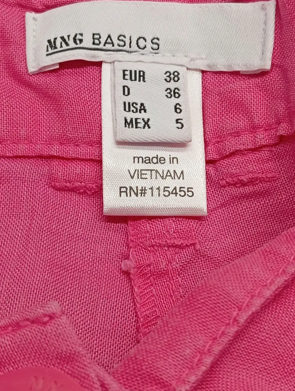 Kurze Hosen>MNG Basics Hot Pants Größe 38 pink