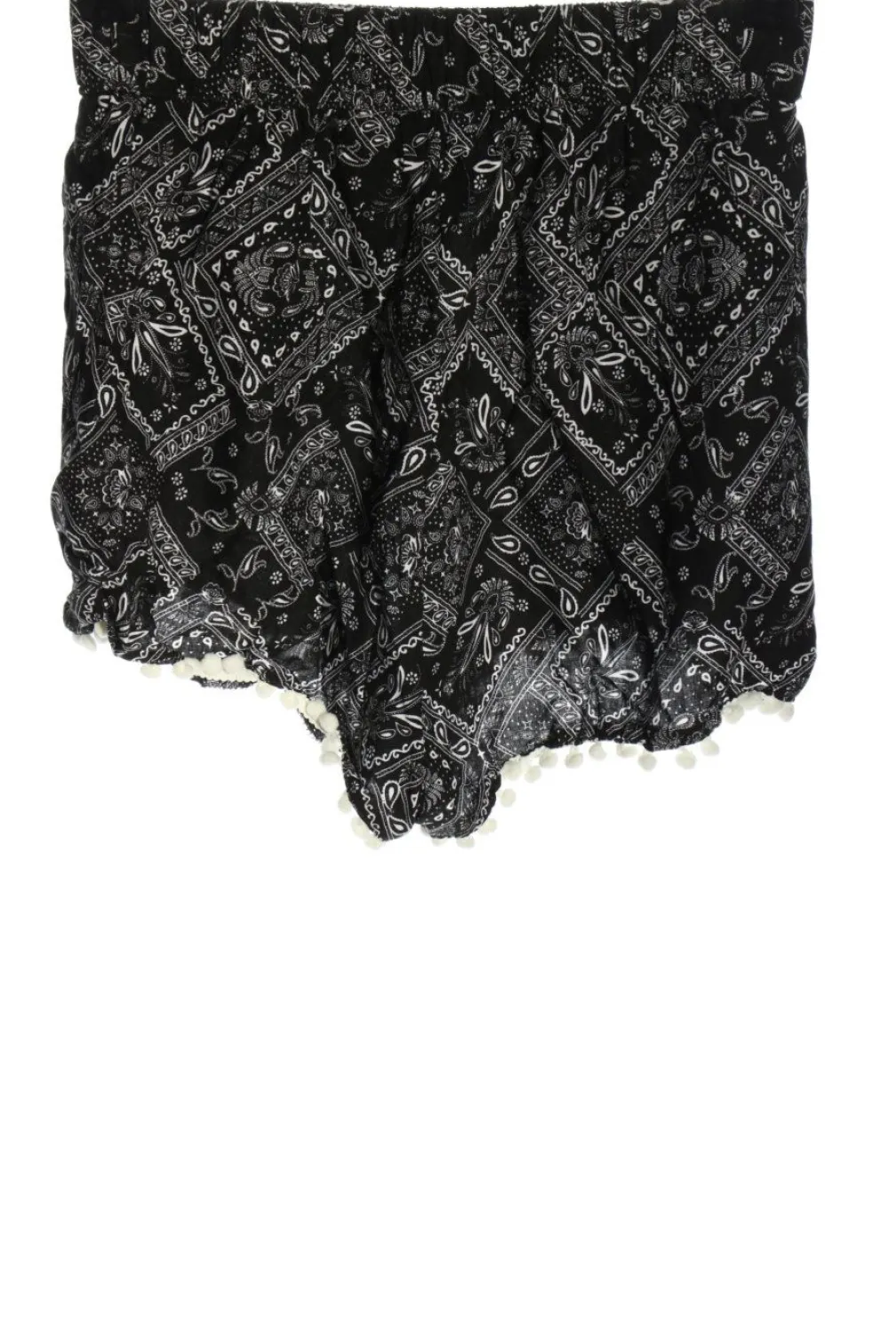 Kurze Hosen>H&M Divided Hot Pants Größe 34 schwarzweiß