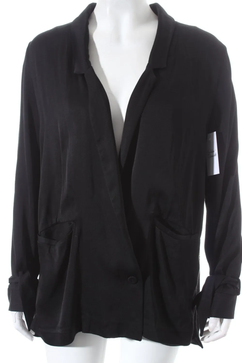 Jacken>H&M Jacke Größe 34 schwarz