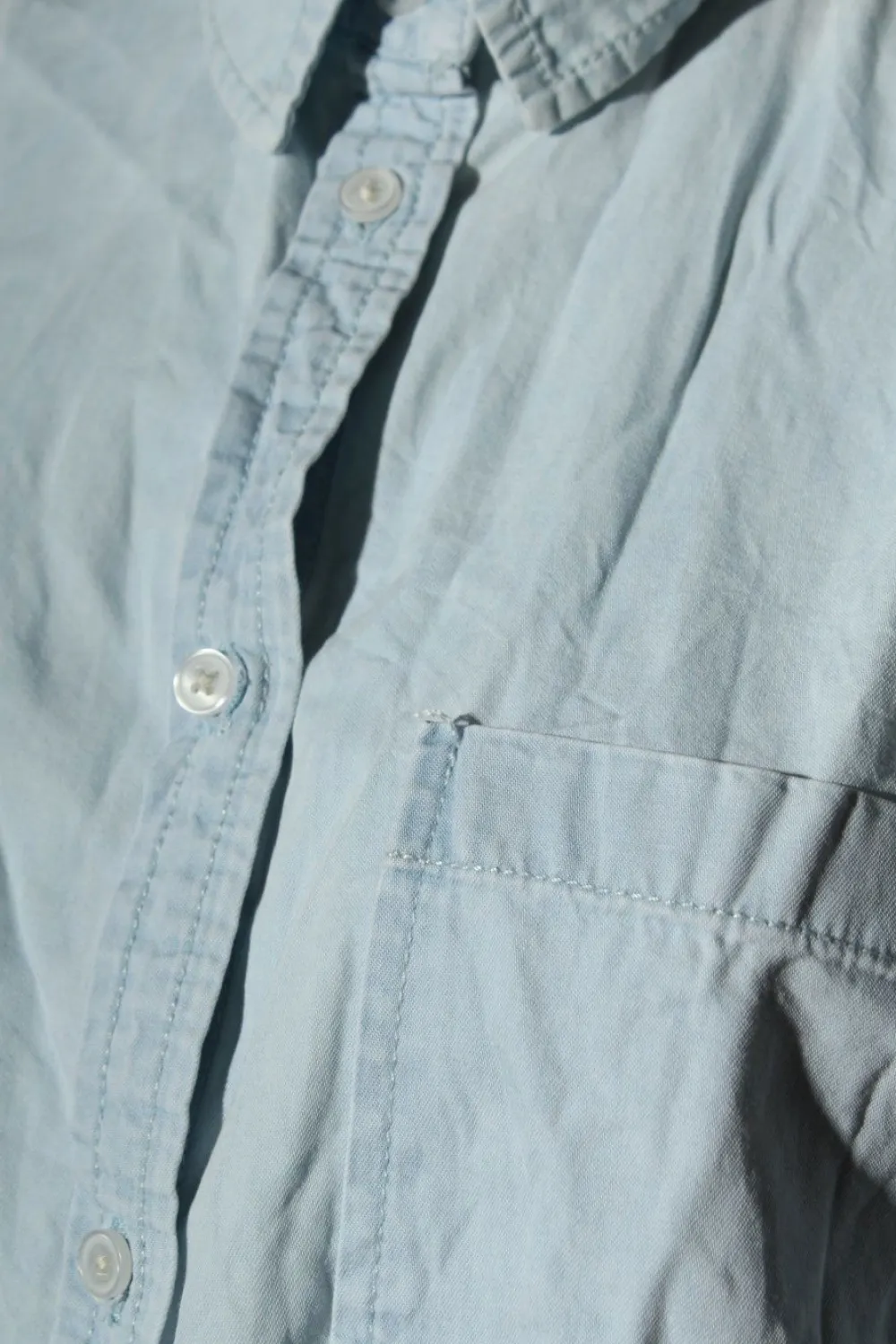 Hemden>Denim Co. Jeanshemd Größe 42 blau
