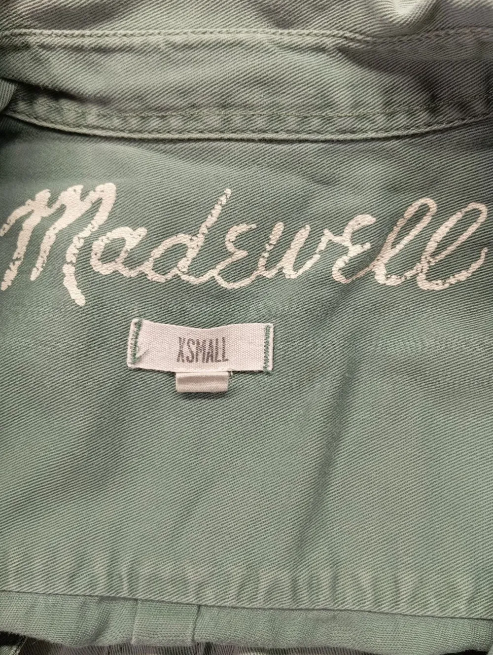 Hemden>Madewell Jeanshemd Größe 34 khaki