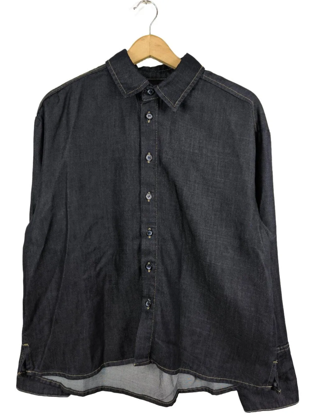 Hemden>Mac Jeanshemd Größe 36 schwarz