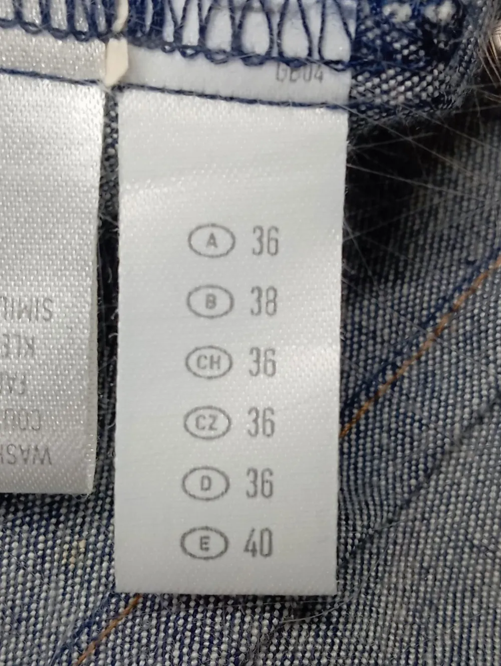 Hemden>Clockhouse Jeanshemd Größe 36 blau