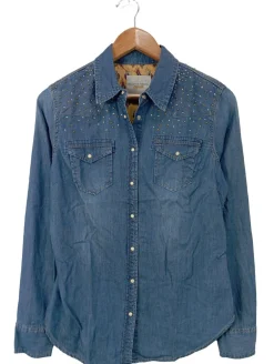 Hemden>Silvian heach Jeanshemd Größe 36 blau