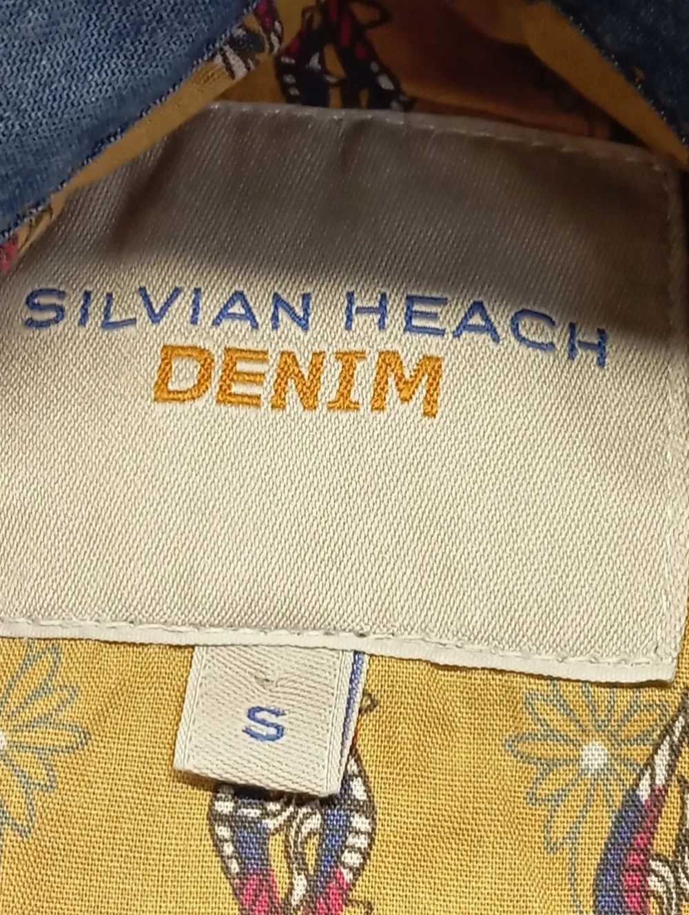 Hemden>Silvian heach Jeanshemd Größe 36 blau