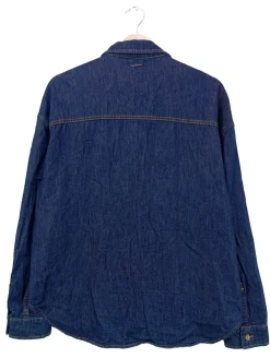 Hemden>Comma Jeanshemd Größe 40 blau