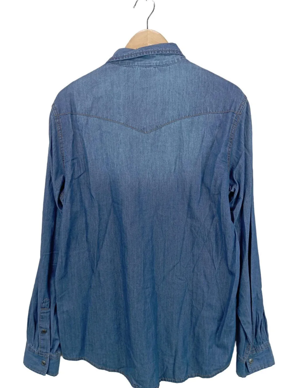 Hemden>John Baner Jeanshemd Größe 40 blau