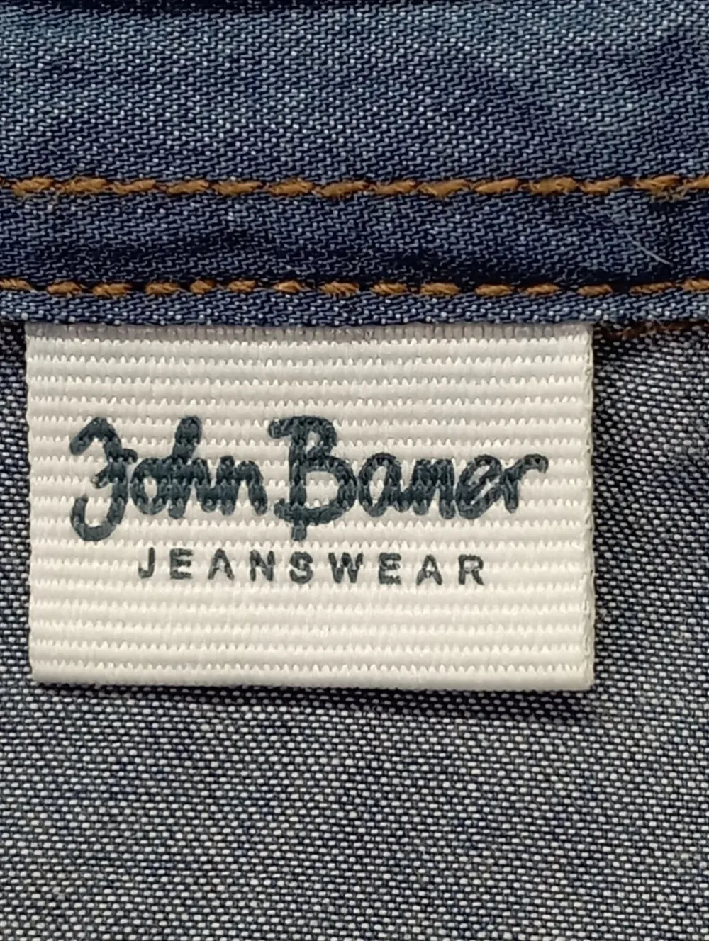 Hemden>John Baner Jeanshemd Größe 40 blau