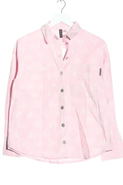 Hemden>Divided Jeanshemd Größe 30 pink