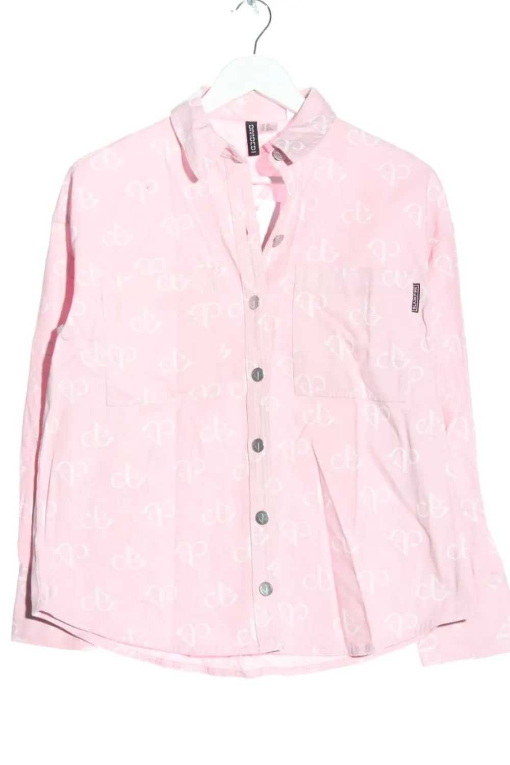 Hemden>Divided Jeanshemd Größe 30 pink