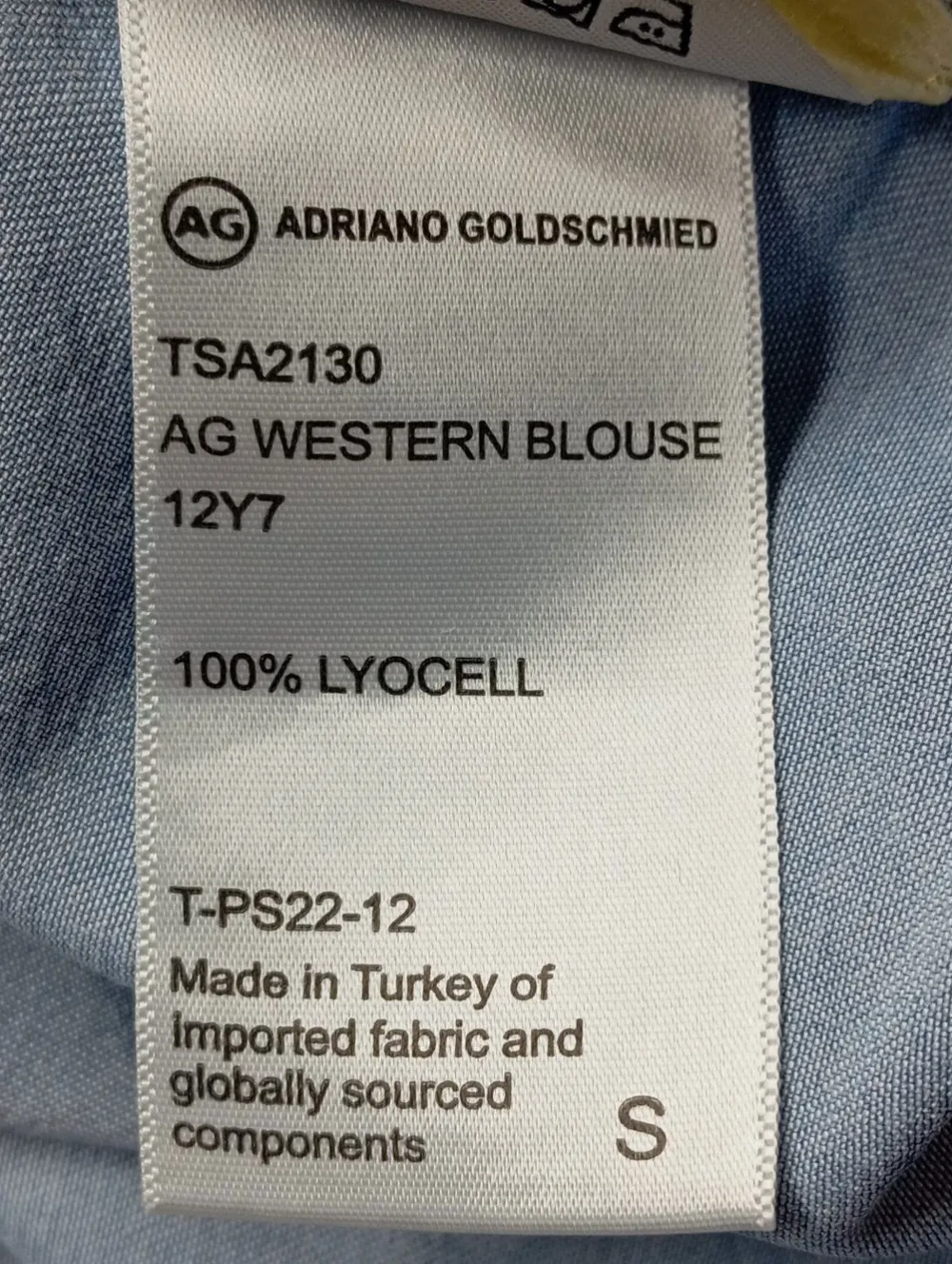 Hemden>Adriano Goldschmied Jeanshemd Größe 36 blau