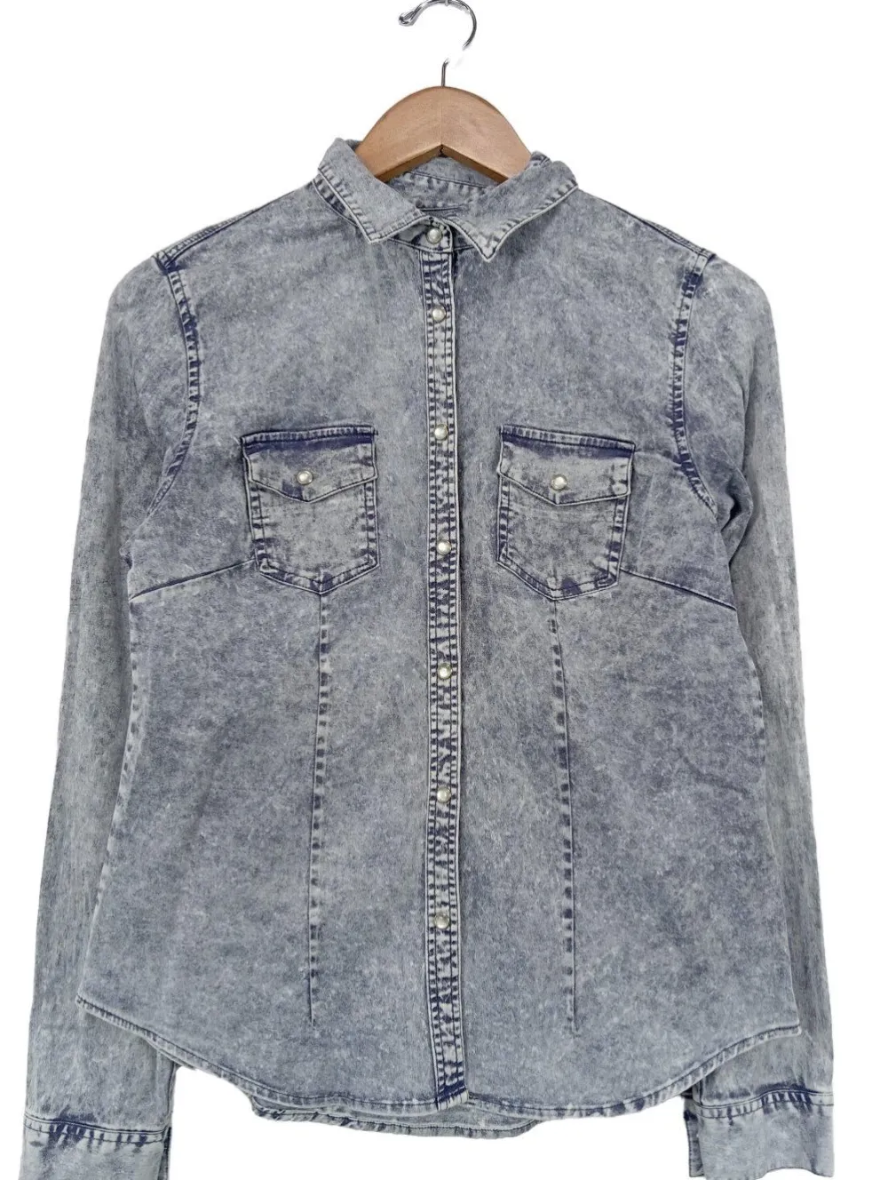 Hemden>John Barner Jeanshemd Größe 36 blau