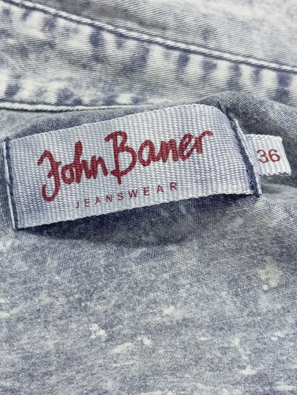 Hemden>John Barner Jeanshemd Größe 36 blau