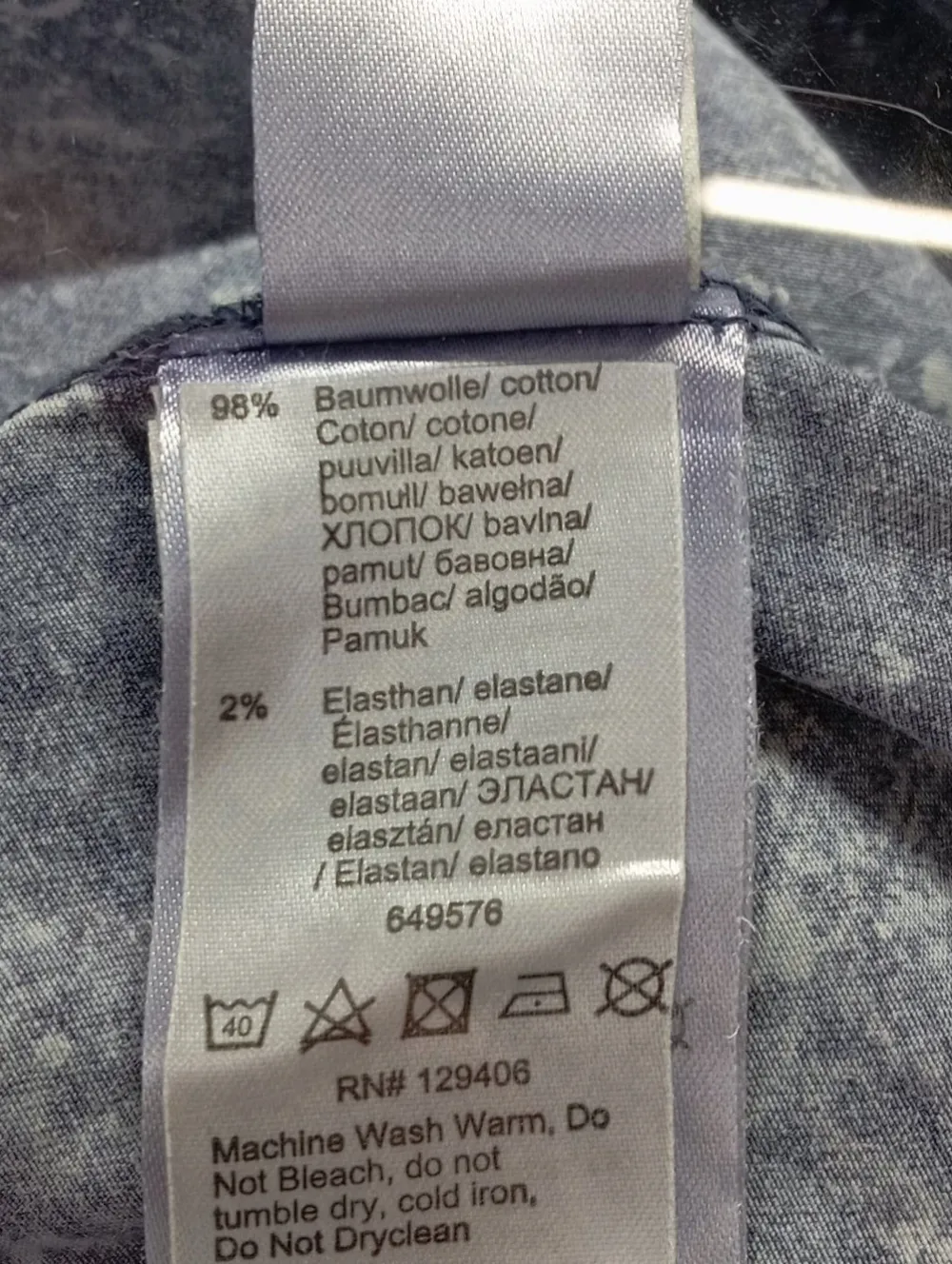 Hemden>John Barner Jeanshemd Größe 36 blau