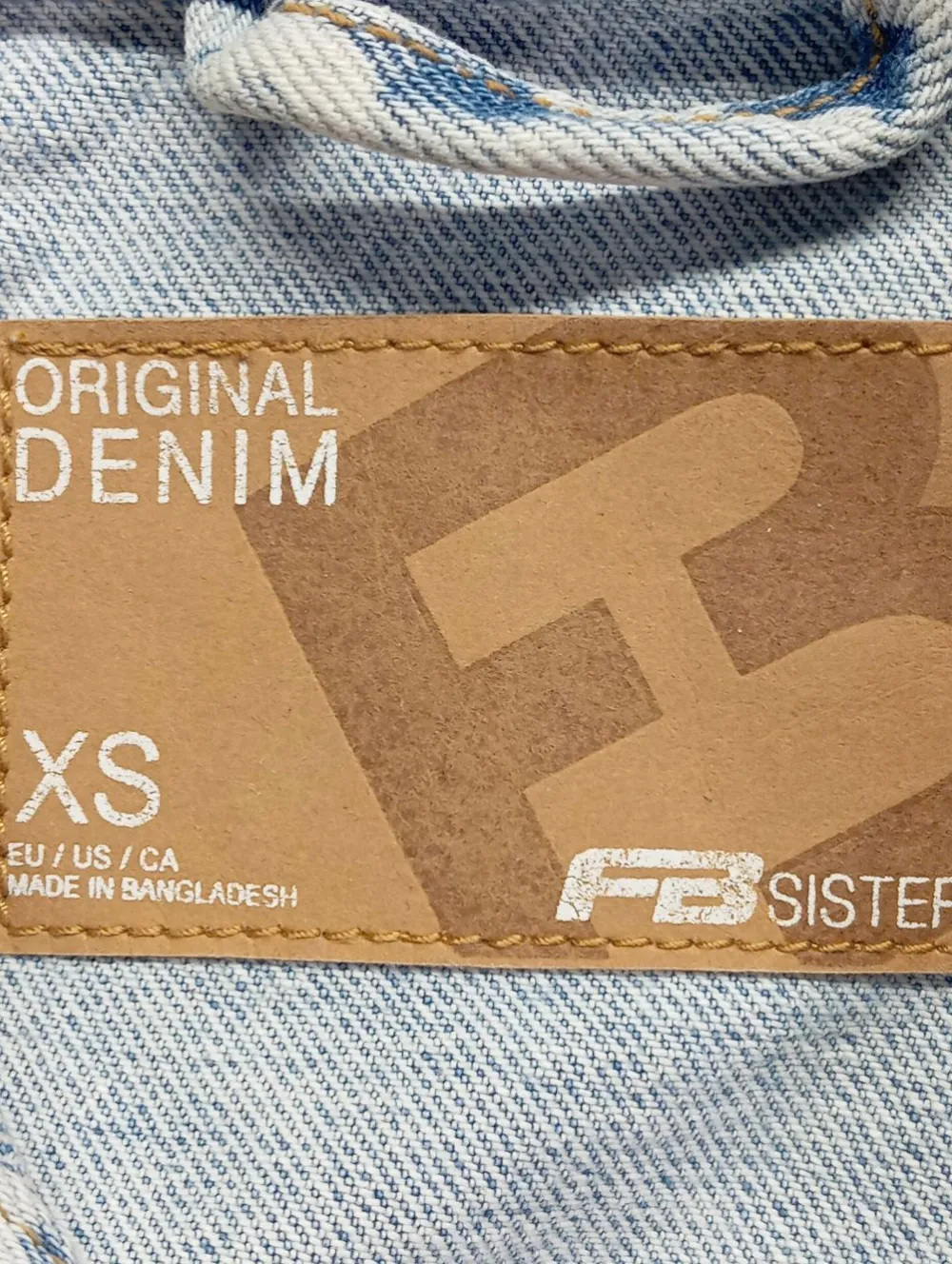 Jeansjacke Größe 34-FB Sister Clearance