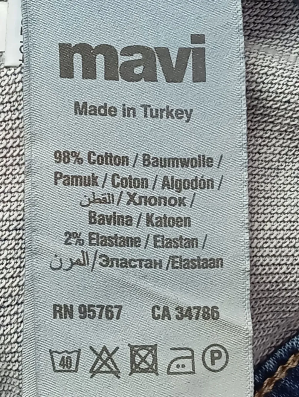 Jacken>Mavi Jeansjacke Größe 34 blau