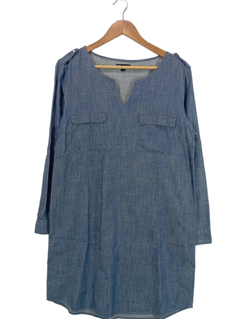 Kleider>Gap Jeanskleid Größe 40 blau