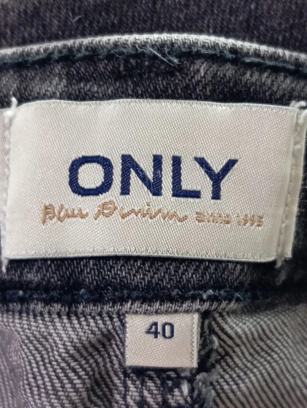 Röcke>Only Jeansrock Größe 40 hellgrau