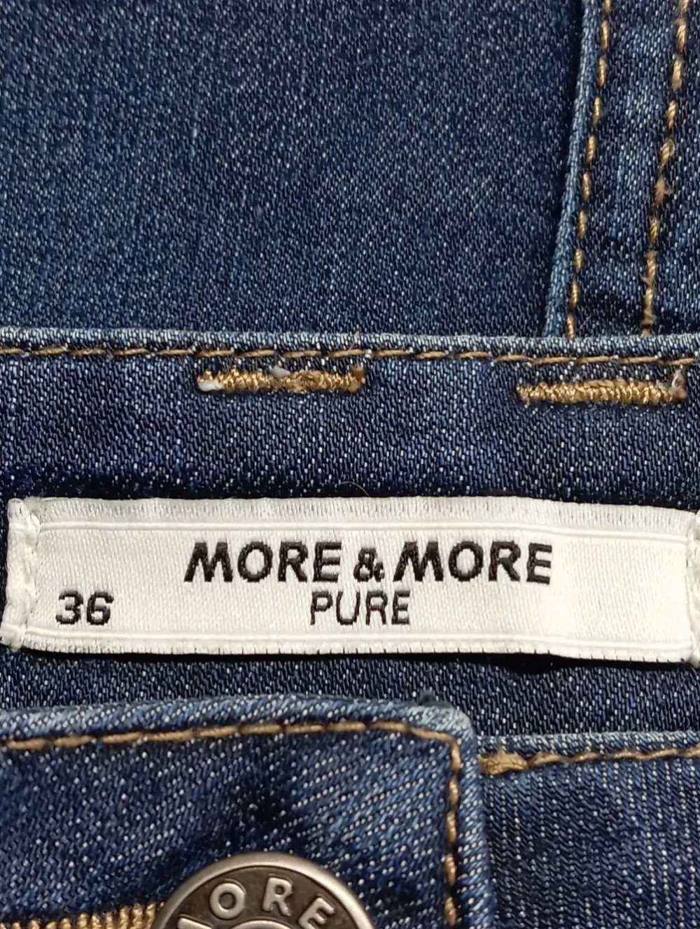 Röcke>More & More Jeansrock Größe 36 blau