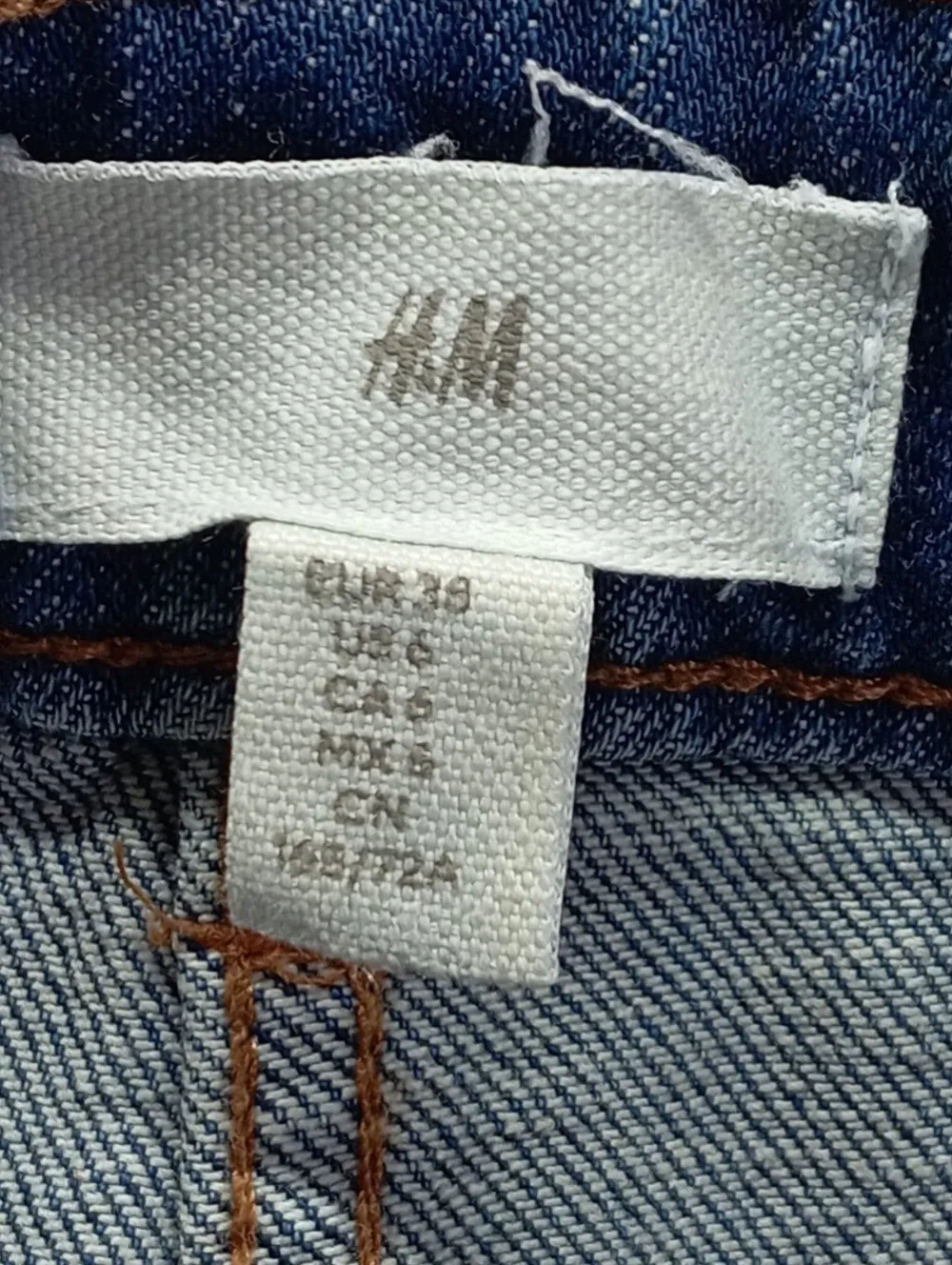 Röcke>H&M Jeansrock Größe 38 blau