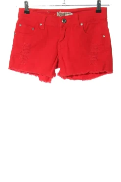 Kurze Hosen>GOGO Jeansshorts Größe 34 rot