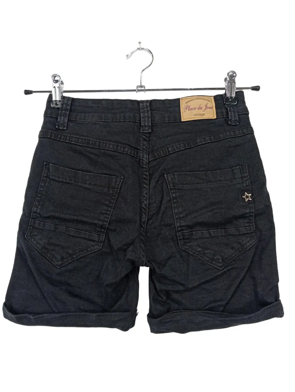 Kurze Hosen>place du jour Jeansshorts Größe 36 schwarz