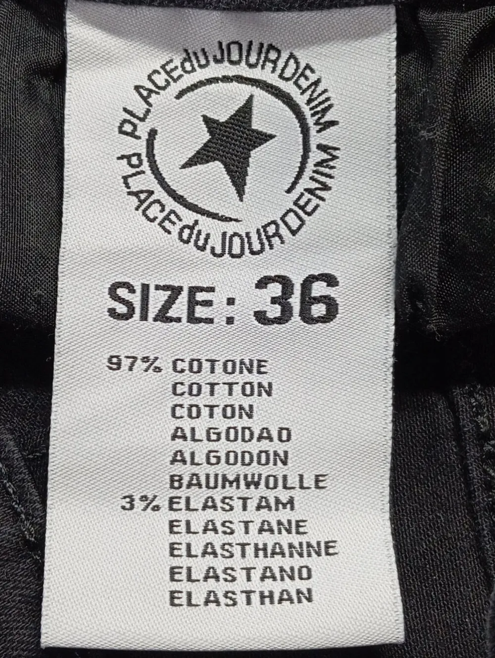 Kurze Hosen>place du jour Jeansshorts Größe 36 schwarz