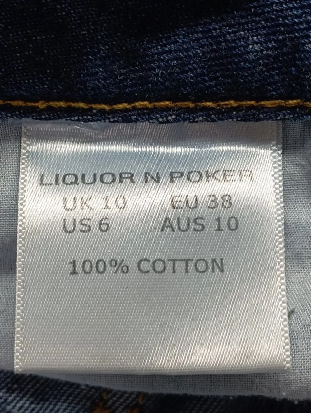 Kurze Hosen>Liquor N Poker Jeansshorts Größe 38 blau