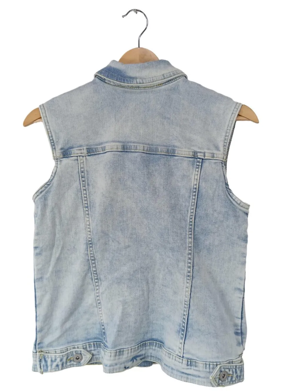 Westen>Cecil Jeansweste Größe 34 blau