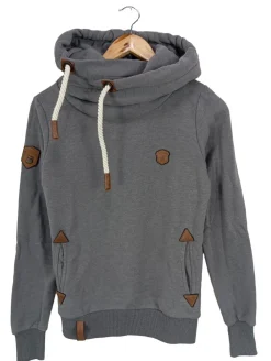 Sweats>Naketano Kapuzensweatshirt Größe 36 hellgrau