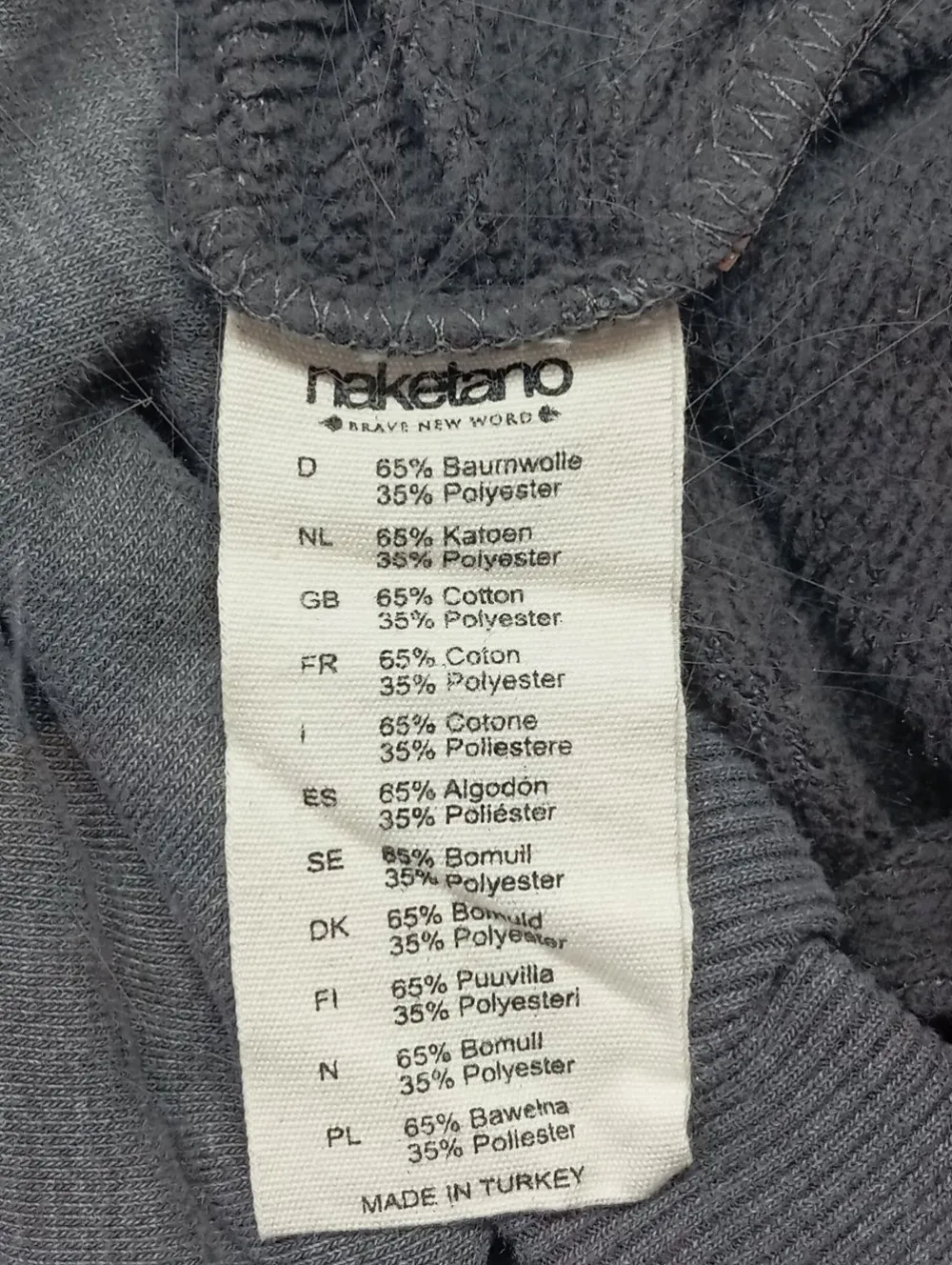 Sweats>Naketano Kapuzensweatshirt Größe 36 hellgrau