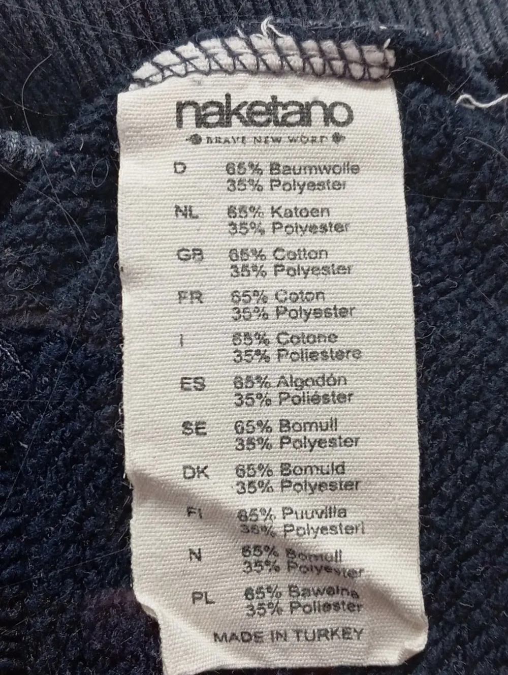Kapuzensweatshirt Größe 38-Naketano Clearance