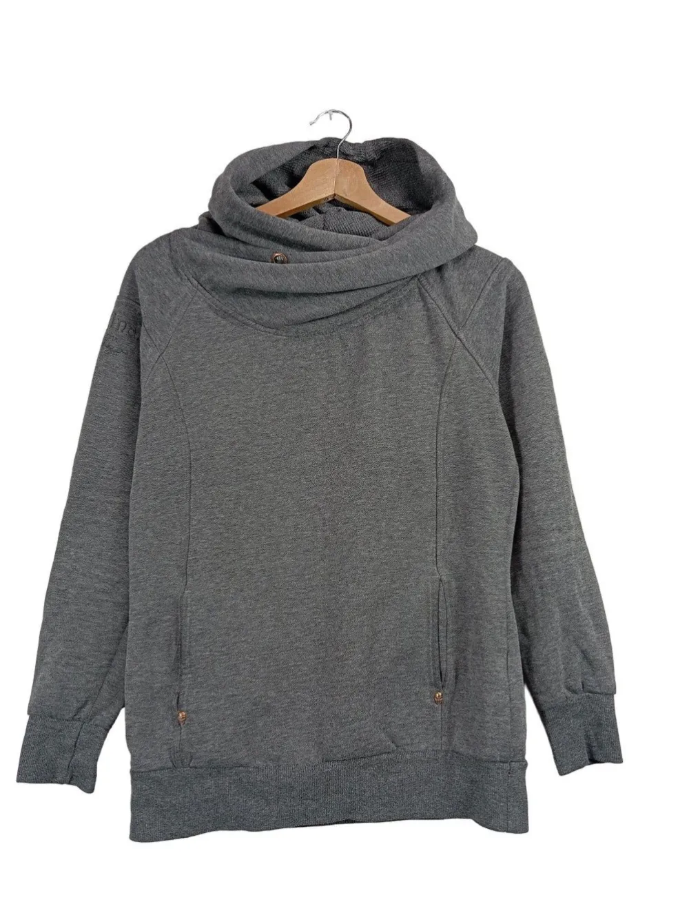 Sweats>Only Kapuzensweatshirt Größe 38 hellgrau