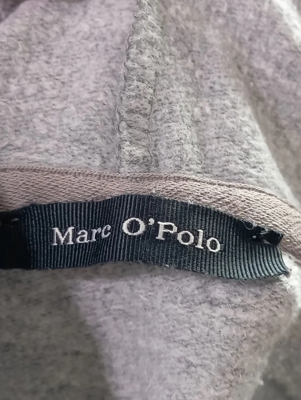 Sweats>Marc Ou2019Polo Kapuzensweatshirt Größe 40 hellgrau