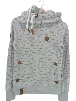 Sweats>Naketano Kapuzensweatshirt Größe 38 hellgrau